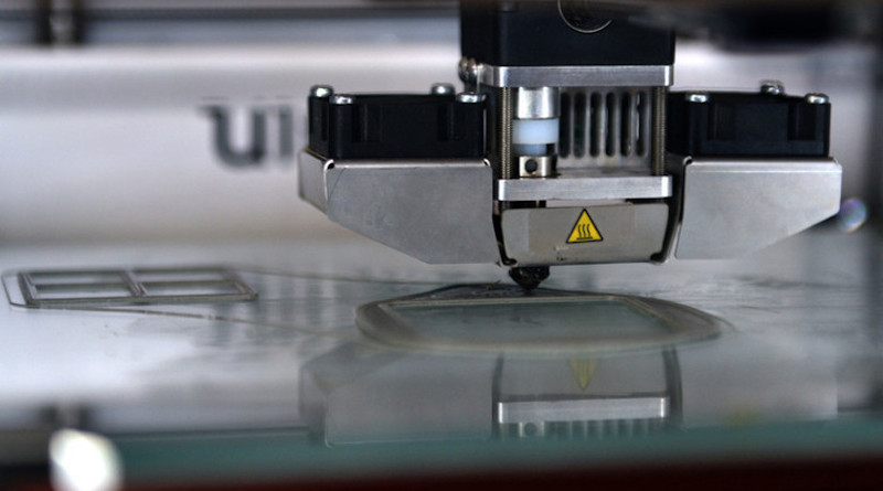 A 3D printer creates an N95 surgical mask at Goodfellow Air Force Base, Texas, March 31, 2020. Photo Credit: Air Force Airman 1st Class Robyn Hunsinger