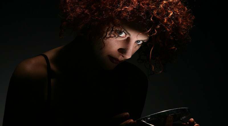 Woman Hair Crazy Psycho Curly Psychopath Reddish