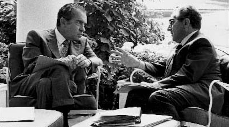 US President Richard Nixon with Secretary of State Henry Kissinger. Source: National Archives, Still Pictures Branch, Nixon Presidential Materials Project Photo Collection