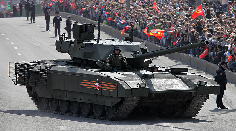 Russian Army T-14 Armata tank. Photo Credit: Vitaly V. Kuzmin, Wikipedia Commons.
