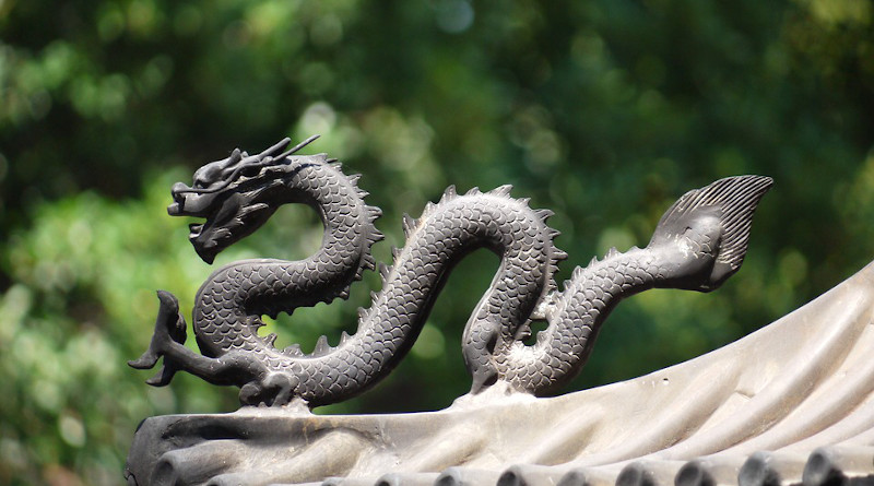 Dragon China Monument Tourism Travel Temple Culture