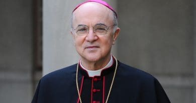File photo of Archbishop Carlo Vigano