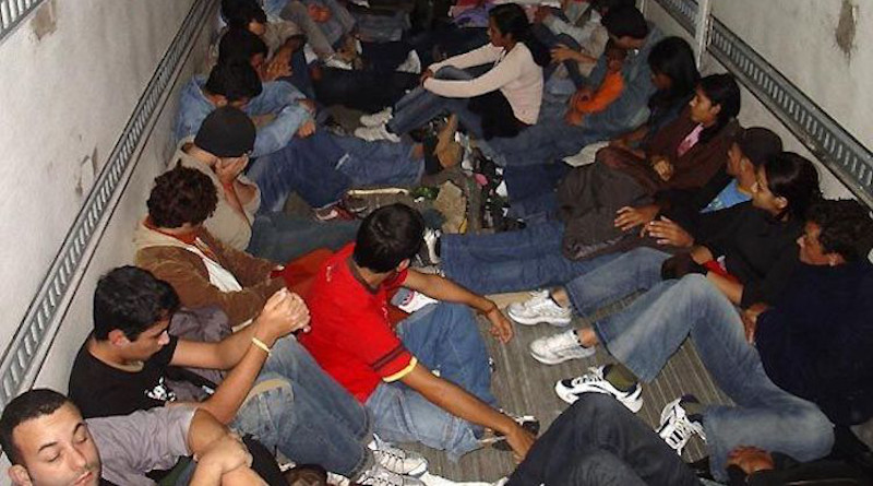 Transporting new migrant workers to Doha, Qatar. Source: tellmemoreblogger.com