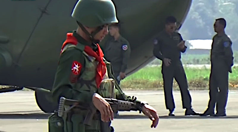 Tatmadaw soldiers in Myanmar. Photo Credit: DMG