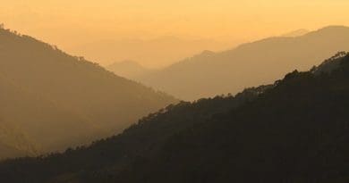 Cordillera Philippines Besao Outdoor Mountain Forest Sunset Misty Hills