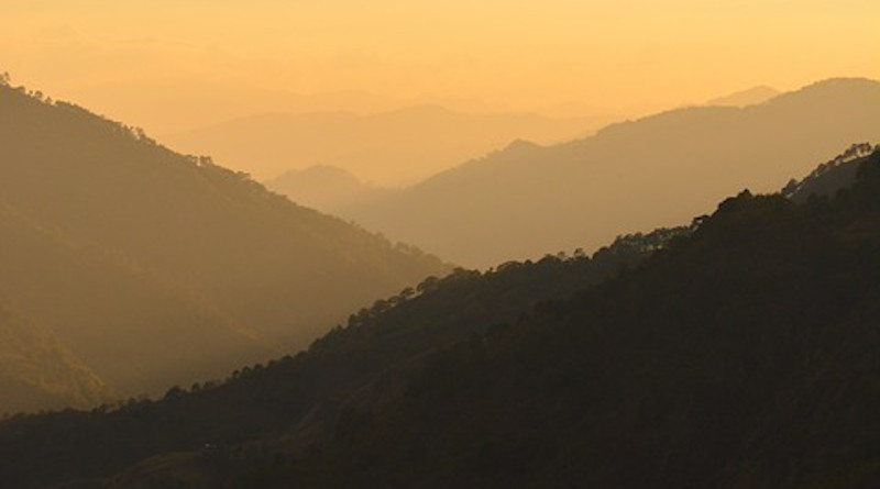 Cordillera Philippines Besao Outdoor Mountain Forest Sunset Misty Hills