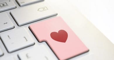 Online Dating Romance Heart Love Keyboard Enter Button Computer Laptop