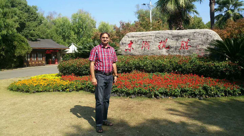 Dr. Abdul Latif in Wuhan, China. Photo Credit: Author