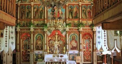 Orthodox The Iconostasis Church Decoration Religion Ukraine