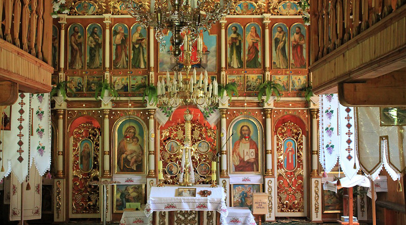 Orthodox The Iconostasis Church Decoration Religion Ukraine