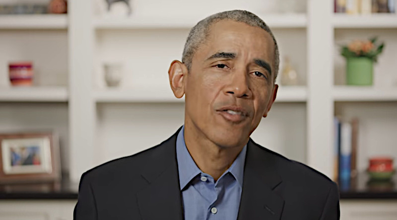 Former US President Barack Obama speaks to graduating class of 2020. Photo Credit: Obama.org video screenshot