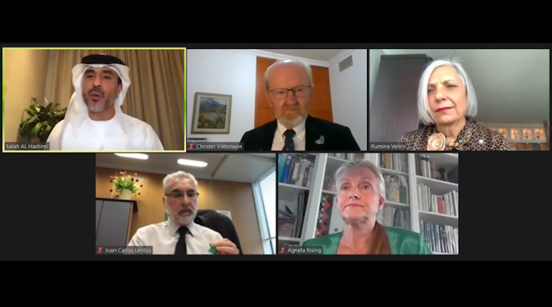 The panellists in the webinar (Image: FANR)