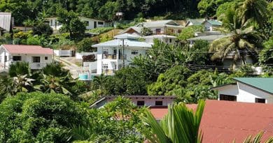 A neighborhood in Seychelles. Photo Credit: Betymie Bonnelame, Seychelles News Agency