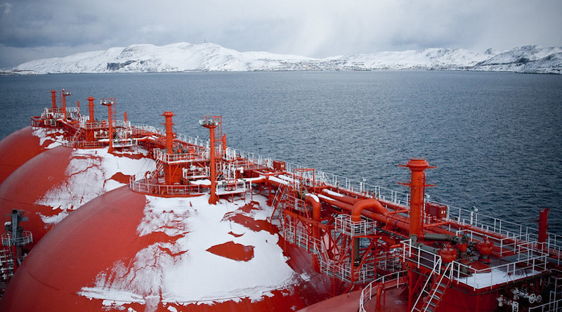 View from Arctic Discoverer LNG carrier, Hammerfest in the background. Photo Credit: Torbein Rønning / Flickr