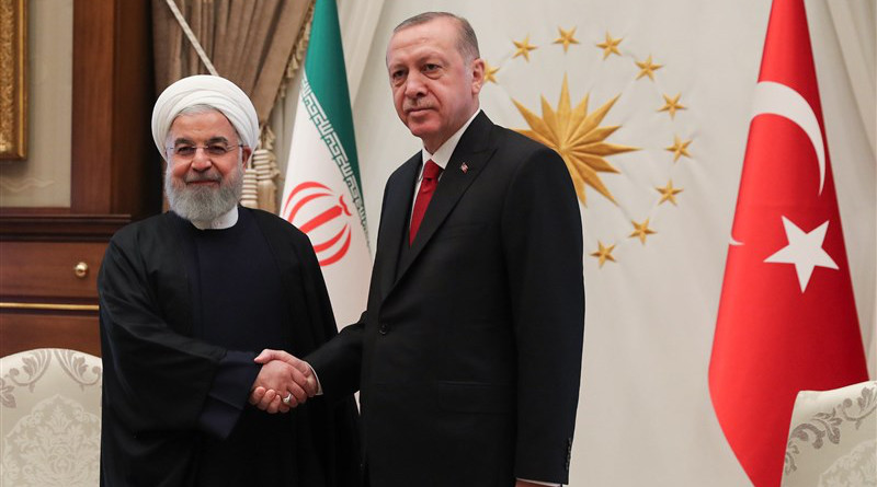 File photo of Iranian President Hassan Rouhani and his Turkish counterpart Recep Tayyip Erdogan. Photo Credit: Tasnim News Agency