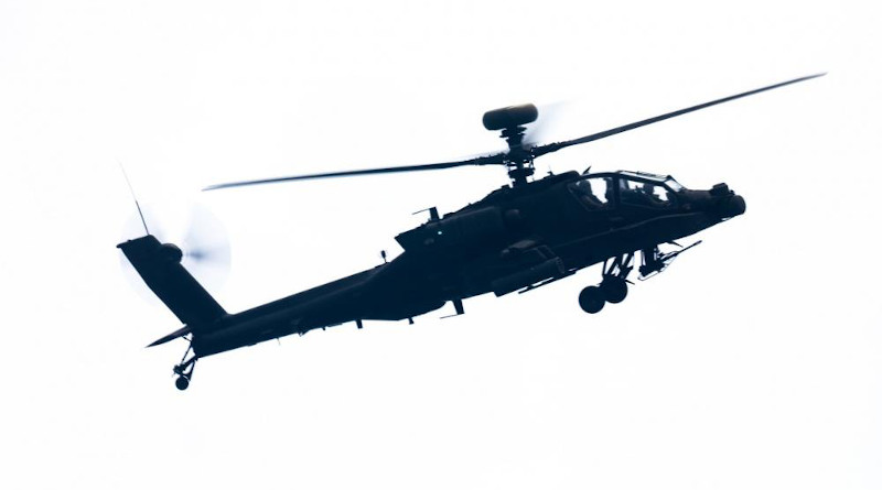 A US Army AH-64E Apache attack helicopter. Photo Credit: US Army/Specialist Cody Rich