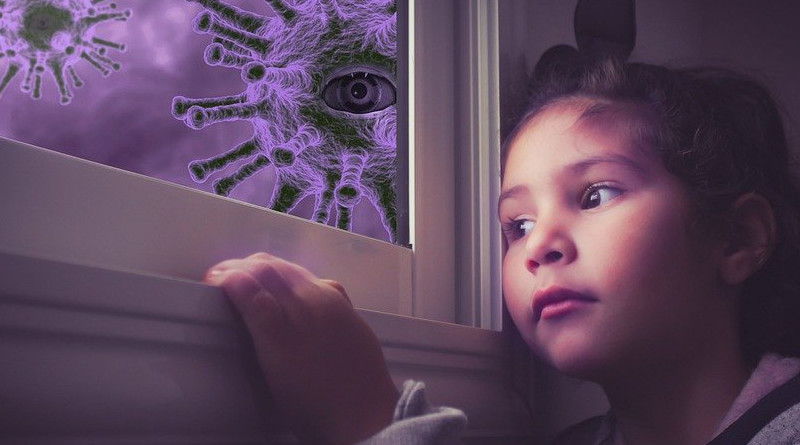 Child Girl Coronavirus Quarantine Pandemic Covid-19 Virus