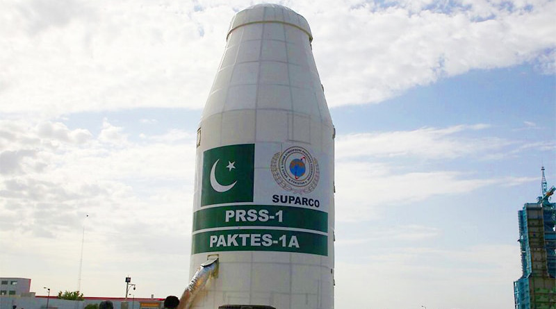 Pakistan's Remote Sensing Satellite-1 (PRSS-1) launched in China. Photo Credit: SUPARCO