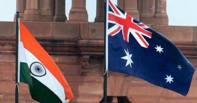 Flags of India and Australia. Source: YouTube screenshot