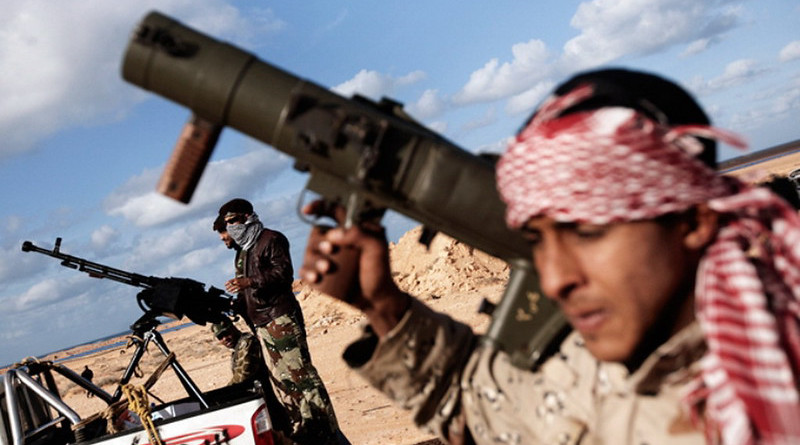 Libyan fighters. Photo Credit: Think Defence, Flickr