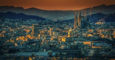 Barcelona City Spain Sagrada Familia Cathedral Architecture