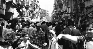 Crowd Crowded Street People Mumbai City India