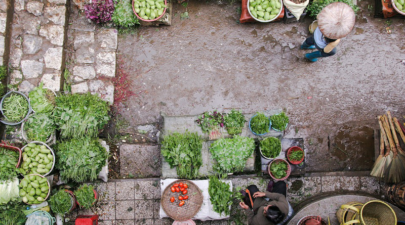 Market Vegetables Garden Asia