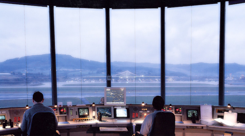 Indra and Microsoft have successfully completed the first phase of the project to locate and operate from Microsoft Azure cloud platform. Airport control tower. Photo Credit: Indra