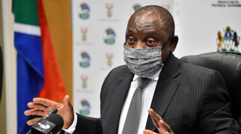 South Africa's President Cyril Ramaphosa visits KwaZulu-Natal to assess the province’s COVID-19 response. Photo Credit: SA News