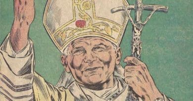 Pope John Paul II. Credit: Marvel.