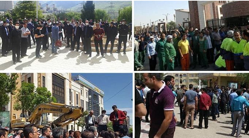 Workers throughout Iran protest. Photo Credit: Iran News Wire