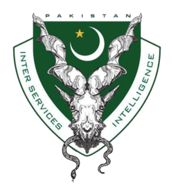 Logo of Pakistan's Inter-Services Intelligence organization. It depicts Pakistan's national animal, Markhor, eating a snake. Credit: Wikipedia Commons