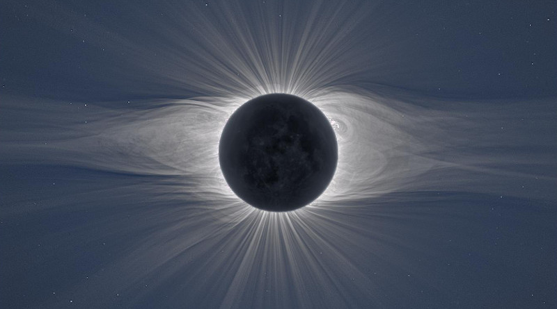White-light images of the solar corona during the 2019 total solar eclipses in Chile. CREDIT Solar Wind Sherpas