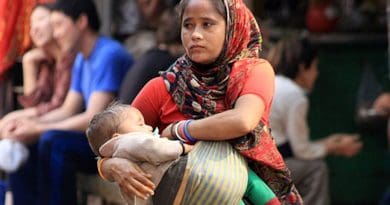 India Mother Child Colors Travel Kerala