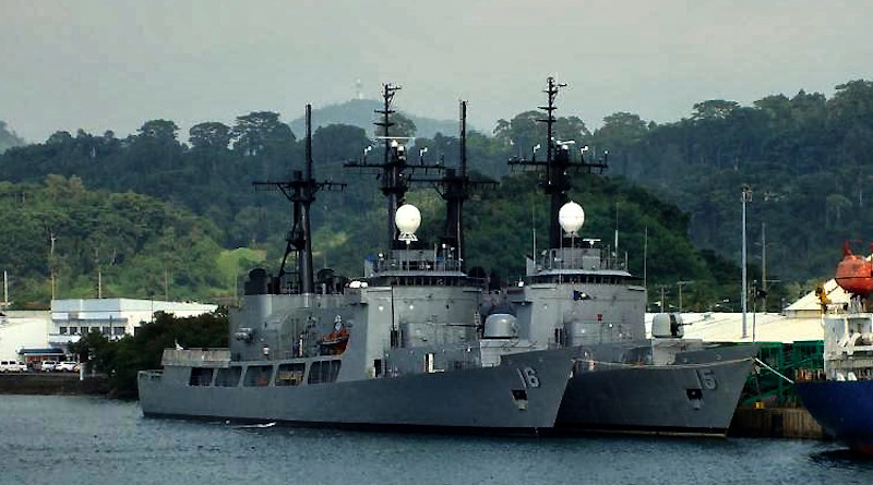The Philippines' BRP Gregorio del Pilar (FF-15) and BRP Ramon Alcaraz (FF-16) berthed together at Subic Bay Port. Photo Credit: ruelbaby, Wikipedia Commons