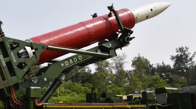 Indian anti-satellite missile, Mission Shakti. Photo Credit: DRDO