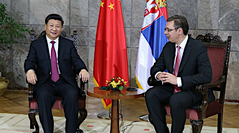 China's President Xi Jinping with Serbia's Prime Minister Aleksandar Vucic. File Photo: Credit China's Foreign Ministry