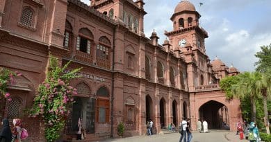 University of the Punjab, established in 1882 in Lahore, Pakistan. Photo Credit: Lime.adeel, Wikipedia Commons