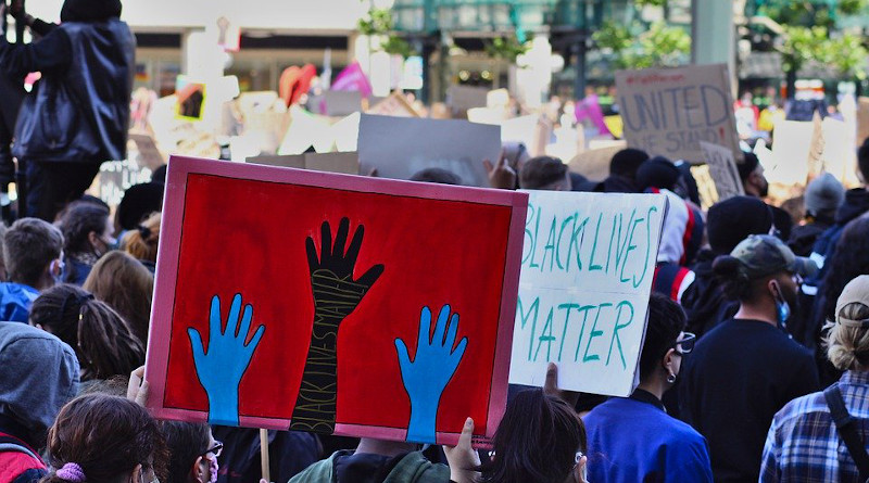 Blm Black Lives Matter Protest Police Protestors