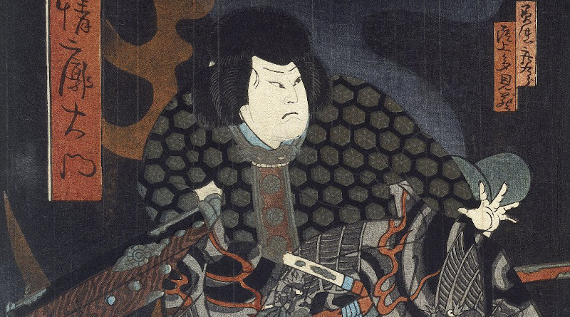 Brooklyn Museum – Kabuki Scene (Diptych) – Hokushu: Photo Credit: Shunkōsai Hokushū - Online Collection of Brooklyn Museum; Wikipedia Commons