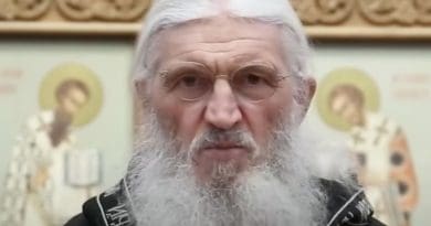 Father Sergiy Romanov. Photo Credit: Screenshot via RFE/RL