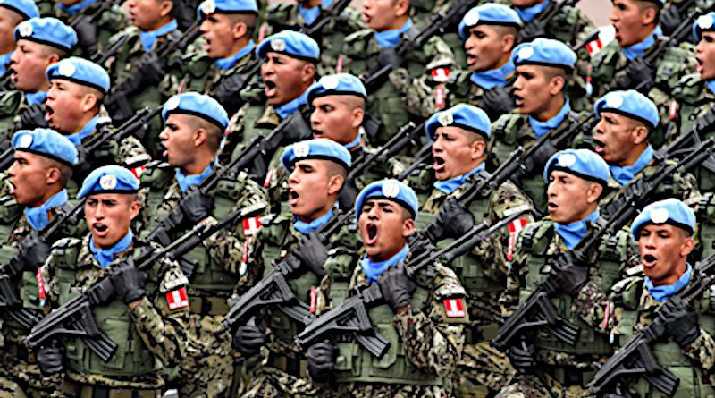Peruvian members of the United Nations Multidimensional Integrated Stabilization Mission in the Central African Republic (MINUSCA). Photo Credit: Peru Government