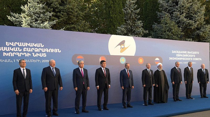 Participants in the Supreme Eurasian Economic Council meeting in 2019. Photo Credit: Kremlin.ru