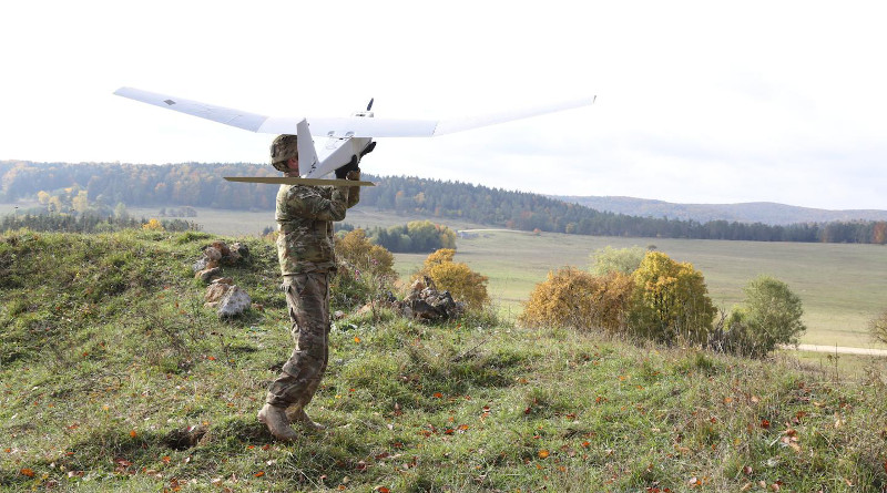 Wings on fixed-wing small unmanned aerial systems, like the RQ-20A Puma, launched by Soldiers could soon have improved designs, thanks to a tool designed by Army researchers. CREDIT (Spc. Brian Chaney)