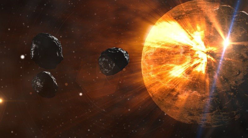 Asteroids Planet Space Meteor Destruction Comet