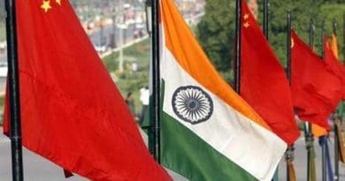 China and India flags. Photo Credit: Tasnim News Agency