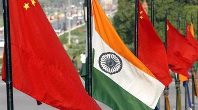 China and India flags. Photo Credit: Tasnim News Agency