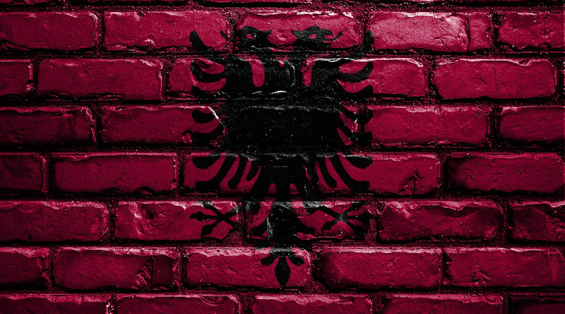 Albania Flag Banner Nation Emblem Country National