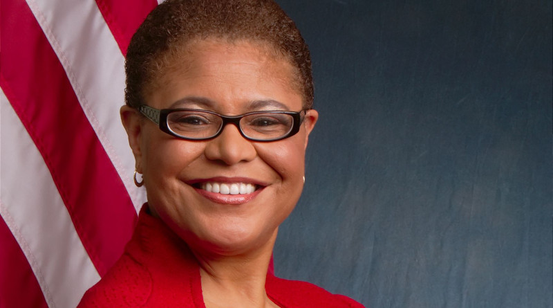 US Congresswoman Karen Bass (D-California). Photo Credit: Official Portrait, Online Guide to House Members and Senators