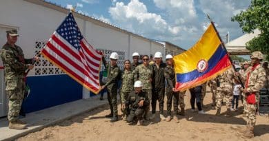 Colombian and US military personnel, in a joint program in Riohacha, Colombia. Credit: US Navy, open license
